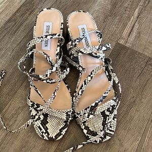 Steve Madden lace up heels size 8.5 worn once